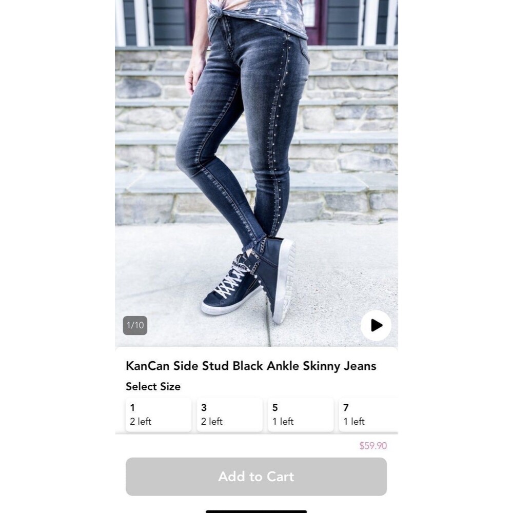 Kancan jeans KanCan skinny jeans stretchy denim jeans womens 3/25 skinnies NEW